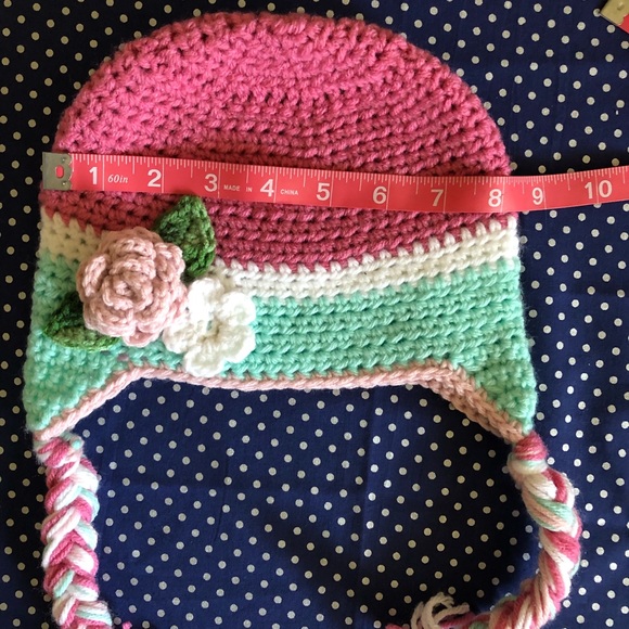 Toddler girl crochet hat - Picture 4 of 5